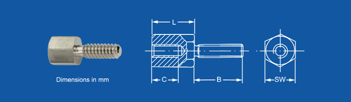 Male - Female Technical Drawing